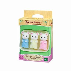 Sylvanian Families - Trigêmeos Rato Marshmallow - 5337 - Epoch