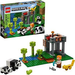 Lego Minecraft - 204 Peças - A Creche dos Pandas - 21158 ✔