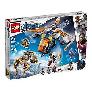 Lego Super Heroes Marvel - Largada de Helicóptero de Hulk - 482 peças - 76144 - Lego