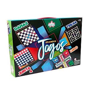 Jogo De Damas e Ludo - 60210 - Xalingo - Real Brinquedos