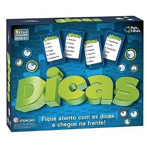 Jogo de Tabuleiro Mega Dicas - Pais E Filhos