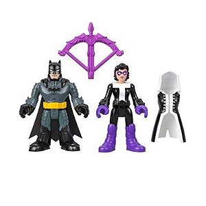 Imaginext Super Friends  -  Batman e Huntress  - M5645/FVT07 - Mattel