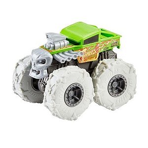 Pista Hot Wheels Monster Truck - Tire Press Challenge - Bone Shaker - -  Real Brinquedos