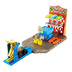 Pista P/ Montar Com Elevador - Serve Carrinhos Hotwheels