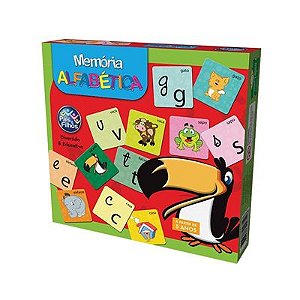 Jogo Educativo Memoria Alfabética - 2814 - Pais e Filhos