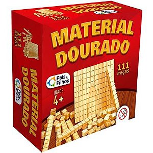 Material Dourado - 111 Peças - Pais e Filhos