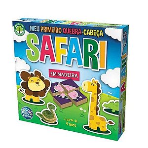 Meu Primeiro Quebra Cabeça Safari - 2918 - Pais e Filhos