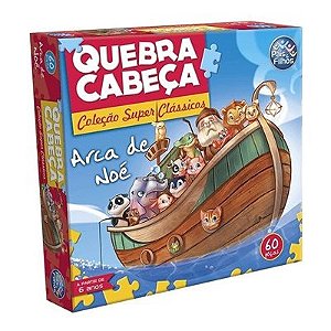 Quebra Cabeça 60 Peças - Arca De Noé  - Pais e Filhos