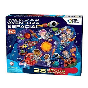 Quebra Cabeça - Aventura Espacial 28 Peças - 10796 -  Pais e Filhos