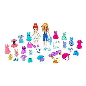 Polly Pocket Kit Grande Moda Esportiva - GDM18 -  Mattel