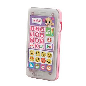 Telefone Emojis - Cachorrinho Rosa - Fisher-Price - FHJ18 - Mattel