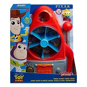 Toy Story - Pizza Planeta - Cenário Com Boneco - GJH65 - Mattel