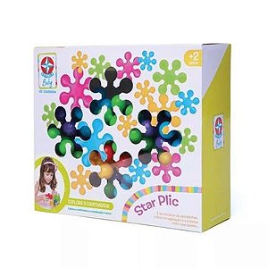 Brinquedo Infantil Star Plic Blocos De Montar Jogo Estrela - Loja Zuza  Brinquedos