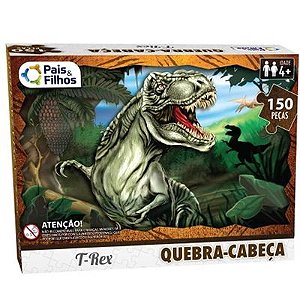 Quebra-cabeça Dinossauro 150 Peças - 2874 - Pais e Filhos