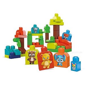 Mega Bloks - Amigos da Floresta 70 Peças - GMB63 -  Mattel