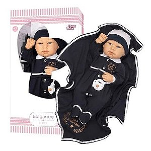 Boneco Mini Reborn - Menino - 1262 - Novabrink - Real Brinquedos