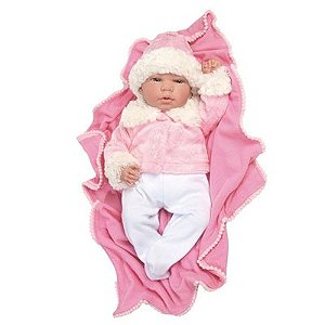 Boneca Mini Reborn - Menina - 1261 - Novabrink