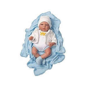 Boneco Mini Reborn - Menino - 1262 - Novabrink