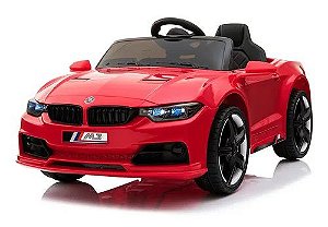 Mini Carro Elétrico Infantil BMW M3 12V com Controle Remoto Led - Vermelho  - Bang Toys