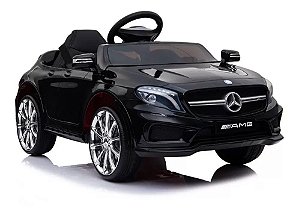 Carro Elétrico Mercedes Benz 12v - 2 Motores com Controle Remoto - Preto -  654- Bang Toys