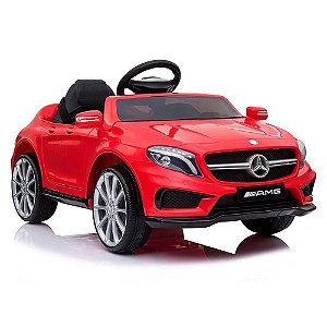 Carro Elétrico Mercedes Benz 12v - 2 Motores com Controle Remoto - Vermelho - 655 - Bang Toys
