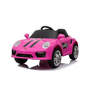 Carro Elétrico Infantil Esporte Luxo - Rosa 6v - 647 - Bang Toys