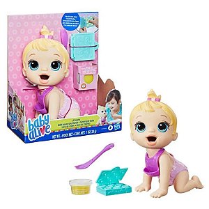 Boneca Baby Alive - Hora da Papinha - Loira - 20 cm - F2617 - Hasbro