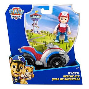 Patrulha Canina - Boneco e Veiculo Solido Ryder - 2725 - Sunny