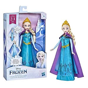 Boneca Articulada - Disney - Frozen 2 - Vestidos Iluminados - Elsa