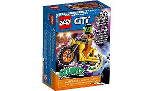 Lego City - Moto de Acrobacias Demolidoras - 12 Peças - 60297 - Lego✔