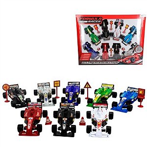 Kit Carros de Corrida Formula Racer - Fricção - BQ150 - Etilux