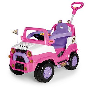 Carrinho de Passeio Mini Jipe - Rosa - 1028 - Calesita