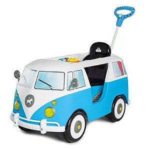 Carrinho de Passeio e Pedal Kombi - Azul - 1029 - Calesita