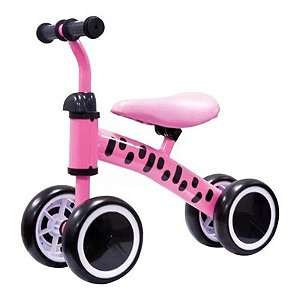 Bicicleta Equilíbrio Andador Sem Pedal - Rosa - 7625 - Zippy Toys