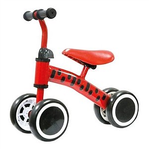 Bicicleta Equilíbrio Andador Sem Pedal  Vermelho - 7626 - Zippy Toys