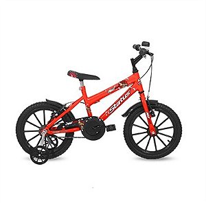 Bicicleta Infantil Aro 16  - Max Force - Laranja Neon - 101017 - Status Bike