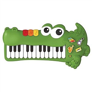 Piano Musical Infantil - Jacaré - 6302 - Braskit