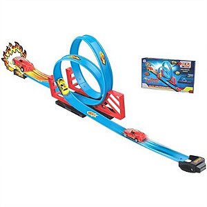 Pista Duplo Looping - 0300 - Braskit