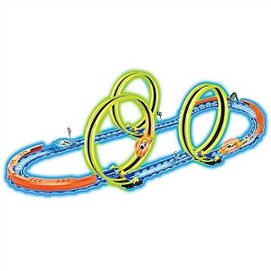 Pista Carrinho Brinquedo Neon Looping Brilha No Escuro Pk005 :  : Brinquedos e Jogos