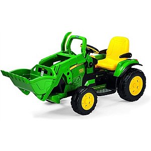 Mini Trator Eletrico - John Deere Ground Loader 12V - IGORBR68 - Peg-Pérego