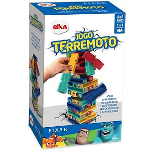Jogo Terremoto - Disney Pixar - 48 Peças - 1173 - Elka