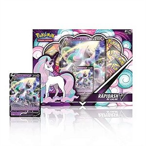 Box Card Jogo tcg Pokémon - Coleção Rapidash De Galar V - 31071 -Copag