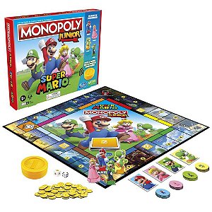 Jogo Monopoly Jr. - Super Mario - F4817 - Hasbro