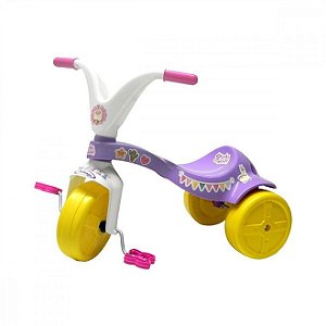 TRICICLO INFANTIL ELÉTRICO SCOOTER GATINHA BANDEIRANTE REF: 2680