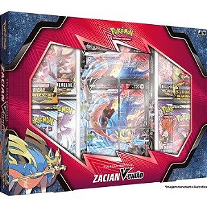 Pokemon Box -  Zacian V-união - 30750 - Copag