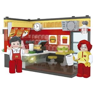 Blocos de Montar - Linha Cenário - Fast Food - 11232 - Xalingo