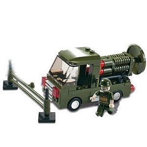 Blocos de Montar Militarismo - Caminhão Lança Míssil - 10132 - Xalingo