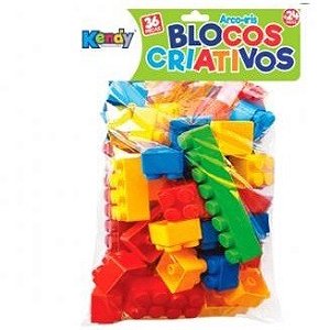 Blocos Criativos - Infantil  Educativo - 36 peças - BQ0913 - Kendy