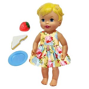 Boneca Little Mommy Loira - Vamos Brincar Piquenique  - GXT00 - Mattel
