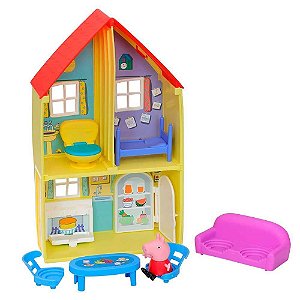 Bonecos e Casinha Infantil - Casa Maletinha da Peppa Pig - Sunny